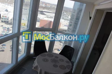Французское остекление балконов и лоджий под ключ по доступным ценам в Пушкино | МосБалкон