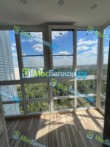 Панорамное остекление заказать под ключ по выгодной цене в Пушкино от компании МосБалкон