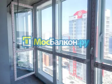 Французское остекление балконов и лоджий под ключ по доступным ценам в Пушкино | МосБалкон
