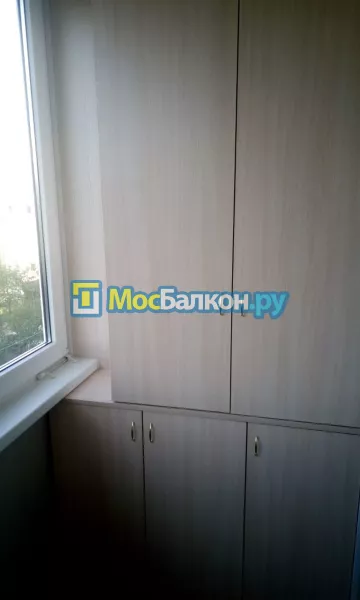 Шкаф на балкон купить в Пушкино на заказ недорого от МосБалкон