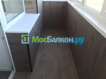 Отделка балконов в Пушкино | Отделка балконов и лоджий и обшивка под ключ в МосБалкон