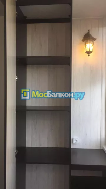 Шкаф на балкон купить в Пушкино на заказ недорого от МосБалкон