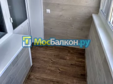 Отделка балкона и лоджии пластиковыми ПВХ панелями в Пушкино от компании МосБалкон