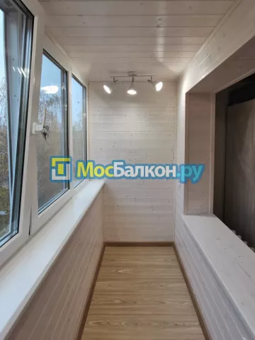 Отделка балконов в Пушкино | Отделка балконов и лоджий и обшивка под ключ в МосБалкон