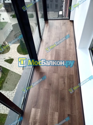Панорамное остекление заказать под ключ по выгодной цене в Пушкино от компании МосБалкон