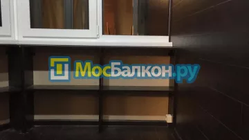 Шкаф на балкон купить в Пушкино на заказ недорого от МосБалкон