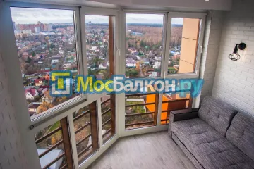 Французское остекление балконов и лоджий под ключ по доступным ценам в Пушкино | МосБалкон