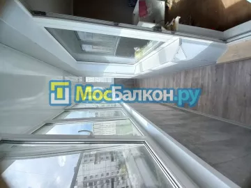 Алюминиевое остекление лоджий под ключ по доступным ценам в Пушкино | МосБалкон