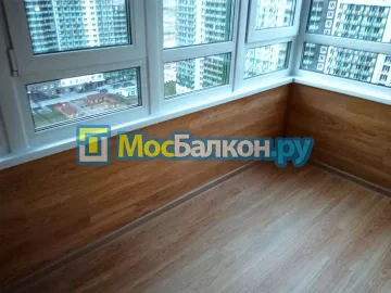 Отделка балкона и лоджии пластиковыми ПВХ панелями в Пушкино от компании МосБалкон