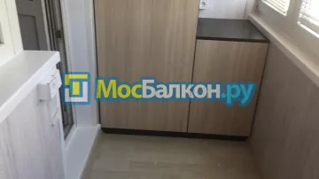 Шкаф на балкон купить в Пушкино на заказ недорого от МосБалкон