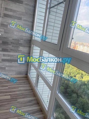 Панорамное остекление заказать под ключ по выгодной цене в Пушкино от компании МосБалкон