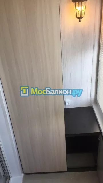 Шкаф на балкон купить в Пушкино на заказ недорого от МосБалкон