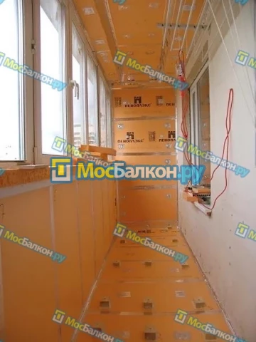 Утепление балкона пеноплэксом в Пушкино на заказ недорого от МосБалкон