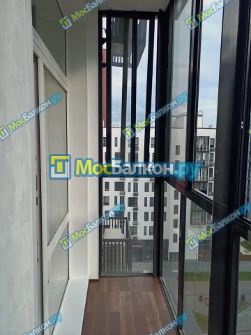 Панорамное остекление заказать под ключ по выгодной цене в Пушкино от компании МосБалкон
