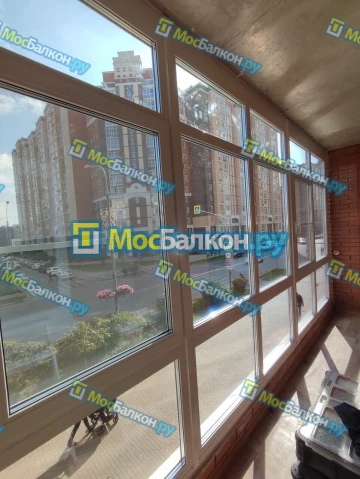 Панорамное остекление заказать под ключ по выгодной цене в Пушкино от компании МосБалкон
