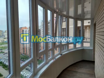 Алюминиевое остекление балконов под ключ по доступным ценам в Пушкино | МосБалкон