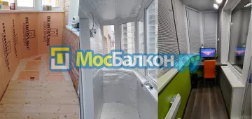 Остекление лоджий под ключ по выгодной цене в Пушкино – застеклить лоджию и балкон в МосБалкон