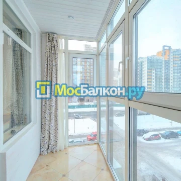 Французское остекление балконов и лоджий под ключ по доступным ценам в Пушкино | МосБалкон
