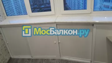 Шкаф на балкон купить в Пушкино на заказ недорого от МосБалкон