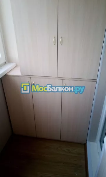 Шкаф на балкон купить в Пушкино на заказ недорого от МосБалкон