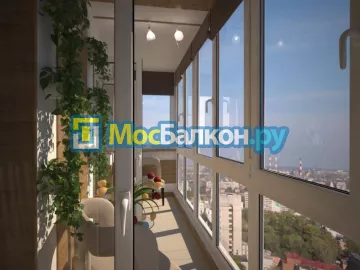 Французское остекление балконов и лоджий под ключ по доступным ценам в Пушкино | МосБалкон