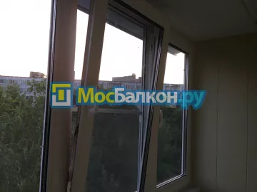 Отделка балкона и лоджии пластиковыми ПВХ панелями в Пушкино от компании МосБалкон