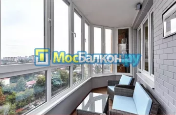 Алюминиевое остекление лоджий под ключ по доступным ценам в Пушкино | МосБалкон