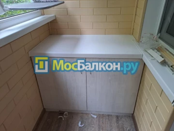 Шкаф на балкон купить в Пушкино на заказ недорого от МосБалкон