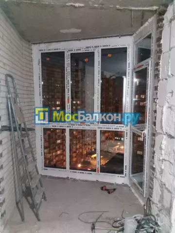 Панорамное остекление заказать под ключ по выгодной цене в Пушкино от компании МосБалкон