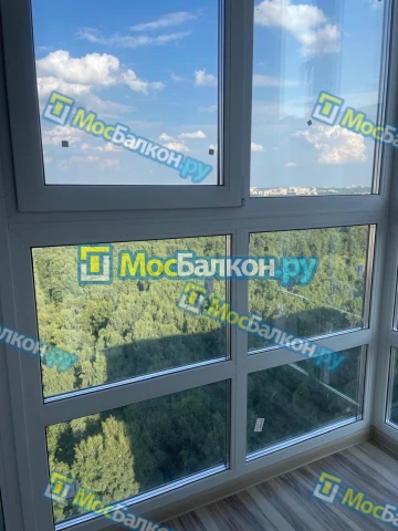 Панорамное остекление заказать под ключ по выгодной цене в Пушкино от компании МосБалкон