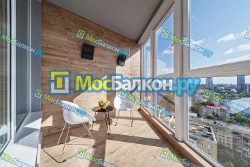 Панорамное остекление заказать под ключ по выгодной цене в Пушкино от компании МосБалкон