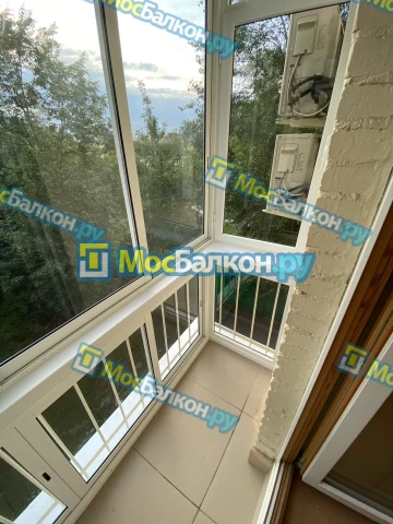 Панорамное остекление заказать под ключ по выгодной цене в Пушкино от компании МосБалкон
