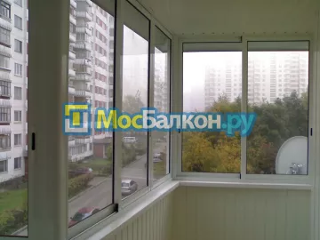 Алюминиевое остекление лоджий под ключ по доступным ценам в Пушкино | МосБалкон