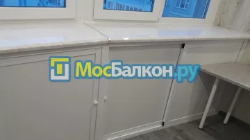 Шкаф на балкон купить в Пушкино на заказ недорого от МосБалкон