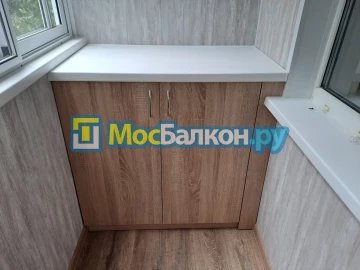 Шкаф на балкон купить в Пушкино на заказ недорого от МосБалкон
