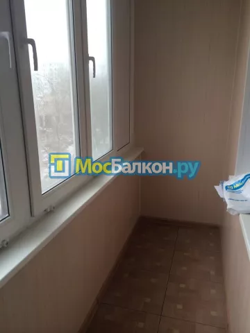 Отделка балкона и лоджии пластиковыми ПВХ панелями в Пушкино от компании МосБалкон