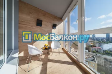 Французское остекление балконов и лоджий под ключ по доступным ценам в Пушкино | МосБалкон
