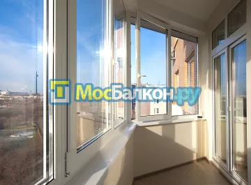 Французское остекление балконов и лоджий под ключ по доступным ценам в Пушкино | МосБалкон