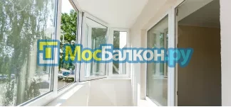Остекление лоджий под ключ по выгодной цене в Пушкино – застеклить лоджию и балкон в МосБалкон