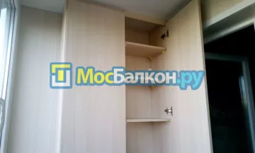 Шкаф на балкон купить в Пушкино на заказ недорого от МосБалкон