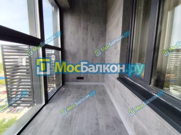 Панорамное остекление заказать под ключ по выгодной цене в Пушкино от компании МосБалкон