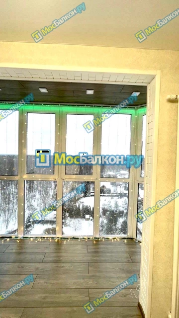Панорамное остекление заказать под ключ по выгодной цене в Пушкино от компании МосБалкон