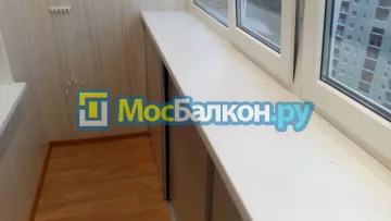 Шкаф на балкон купить в Пушкино на заказ недорого от МосБалкон