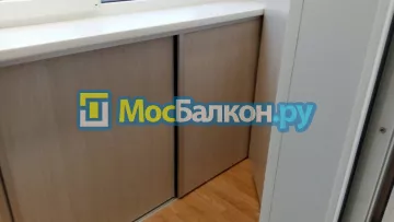 Шкаф на балкон купить в Пушкино на заказ недорого от МосБалкон
