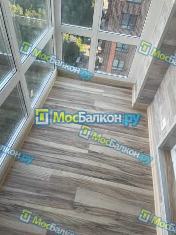 Панорамное остекление заказать под ключ по выгодной цене в Пушкино от компании МосБалкон