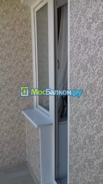 Отделка балкона и лоджии пластиковыми ПВХ панелями в Пушкино от компании МосБалкон