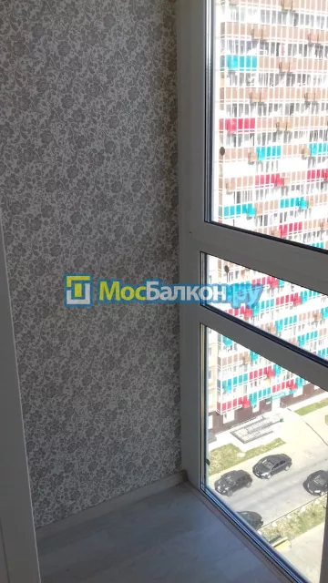 Отделка балкона и лоджии пластиковыми ПВХ панелями в Пушкино от компании МосБалкон