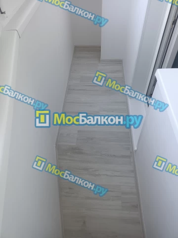 Отделка балкона и лоджии пластиковыми ПВХ панелями в Пушкино от компании МосБалкон