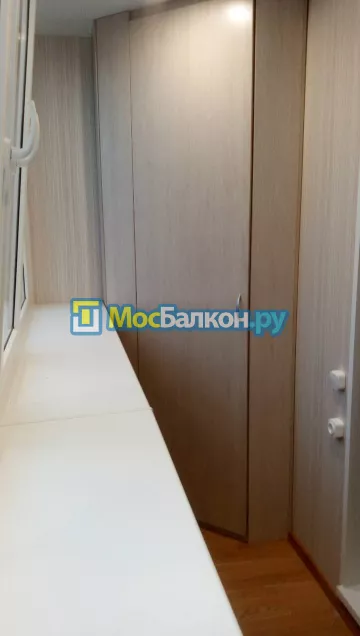 Шкаф на балкон купить в Пушкино на заказ недорого от МосБалкон