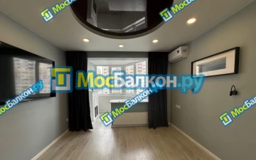 Объединение балкона и лоджии с комнатой в  Пушкино